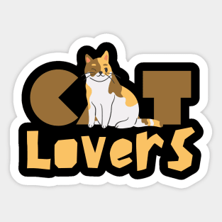 cat lovers Sticker